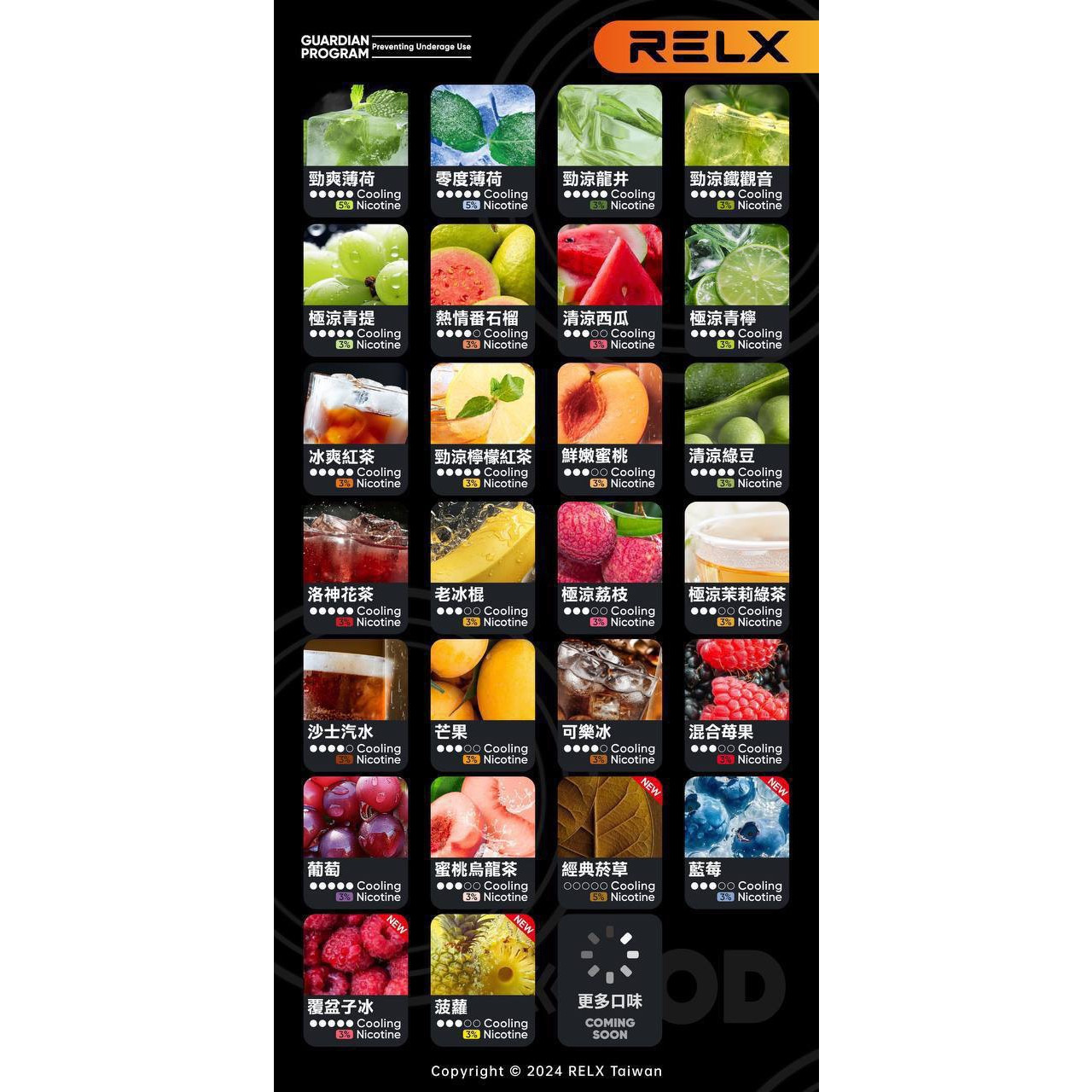 Relx Infinity 2 Plus悅刻無限六代彈(單顆裝)買5顆贈vaka五代1顆